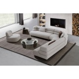 Corner sofa set with modern chair ZW-23049