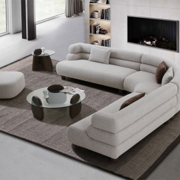 طقم كنب زاوية مع كرسي مودرن ZW-23049