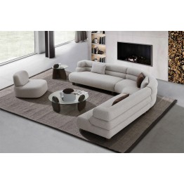 طقم كنب زاوية مع كرسي مودرن ZW-23049