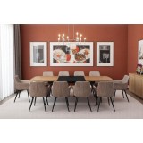 طاولة طعام  10 كراسي مودرن DT-3908