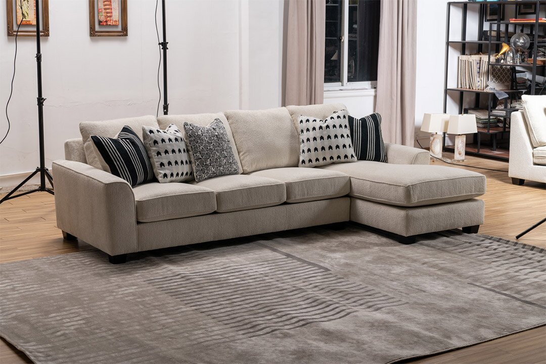 Modern corner sofa (right) XF-56102