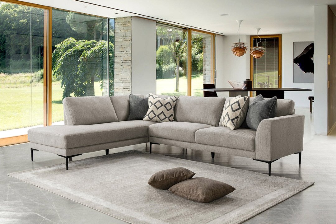 Modern corner sofa (left) XF-392A