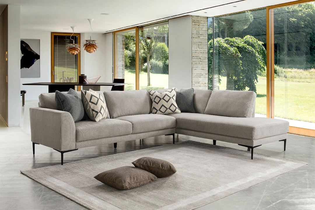 Modern corner sofa (right) XF-392A