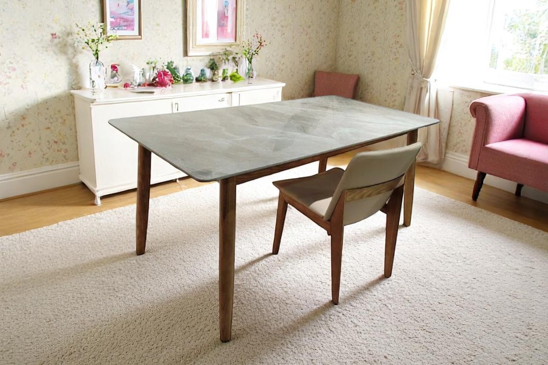 Dining table with 6 chairs modern BT-011