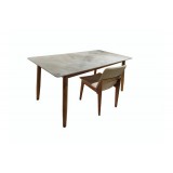 Dining table with 6 chairs modern BT-011