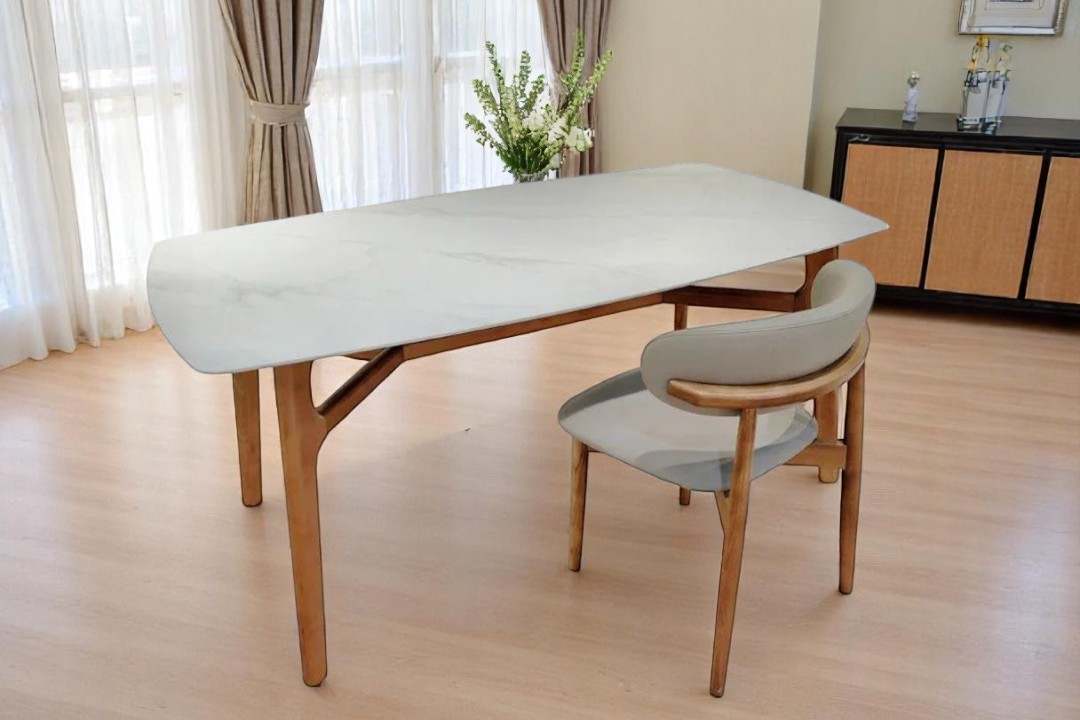 Dining table with 6 chairs modern Y056