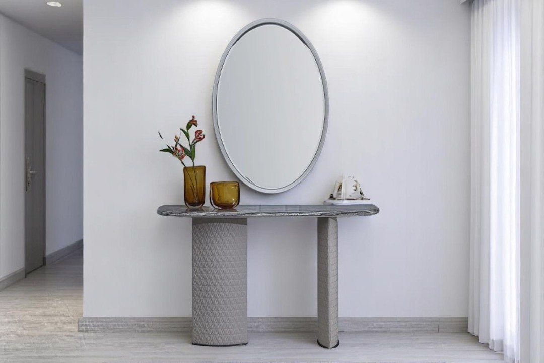 Console with modern mirror 6003