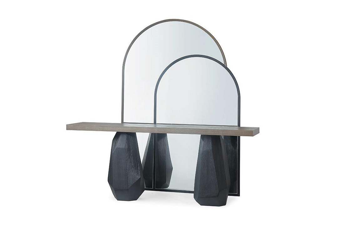 Console with modern mirror SKEB-060