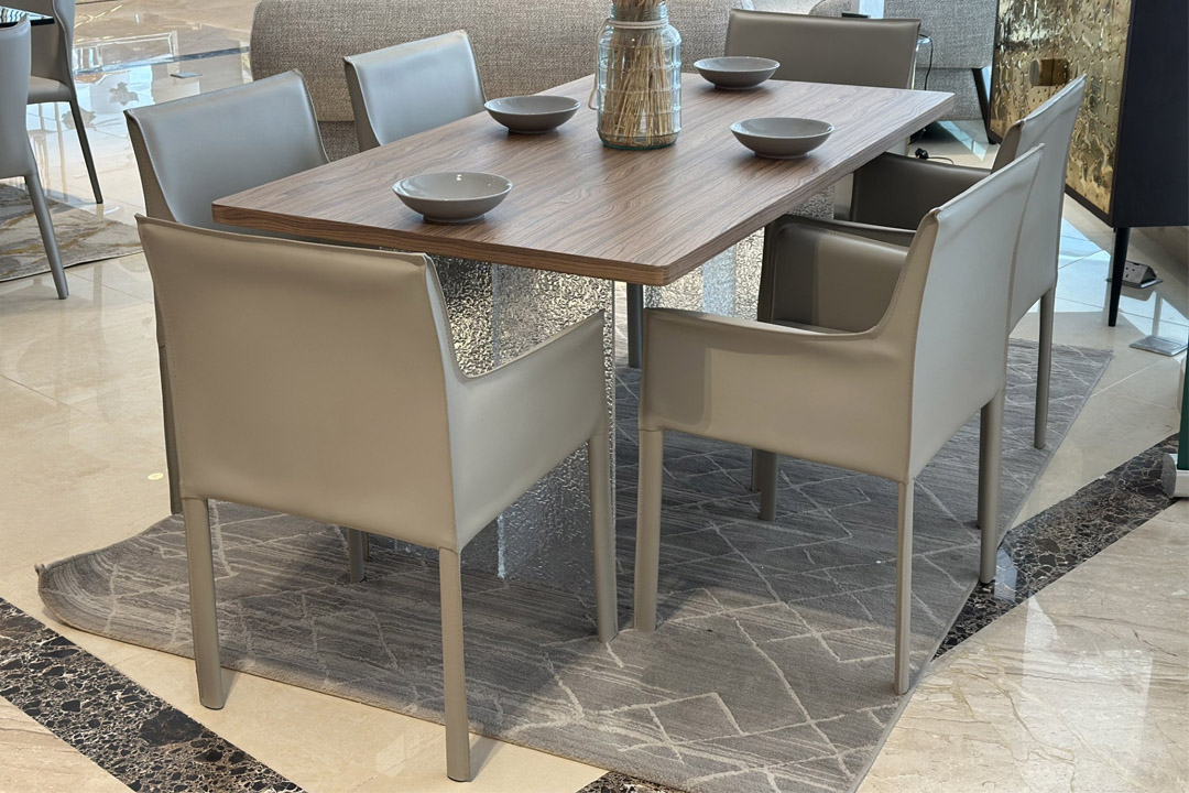 Modern dining table 6 CH F-2322