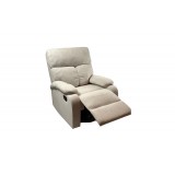 Beige recliner chair T-01