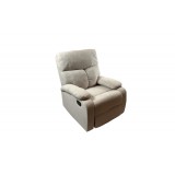 Beige recliner chair T-01