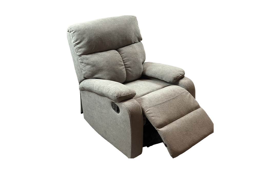 Gray recliner chair T-01