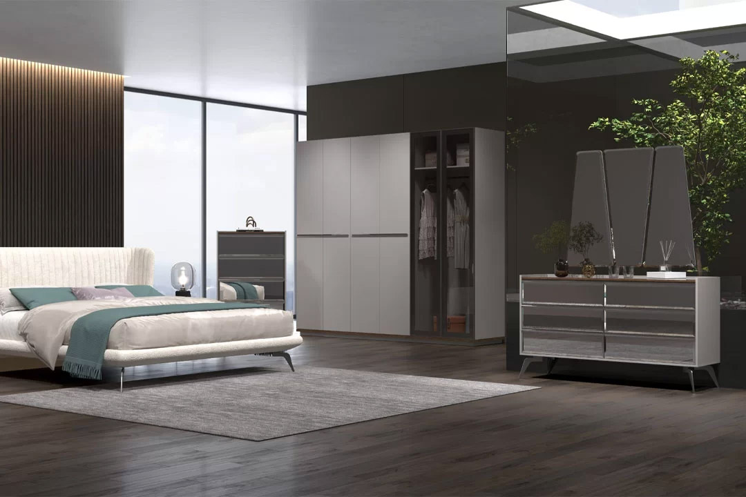 Modern bedroom 8 doors 264