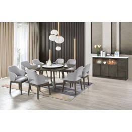Modern dining table with 8 chairs 2992