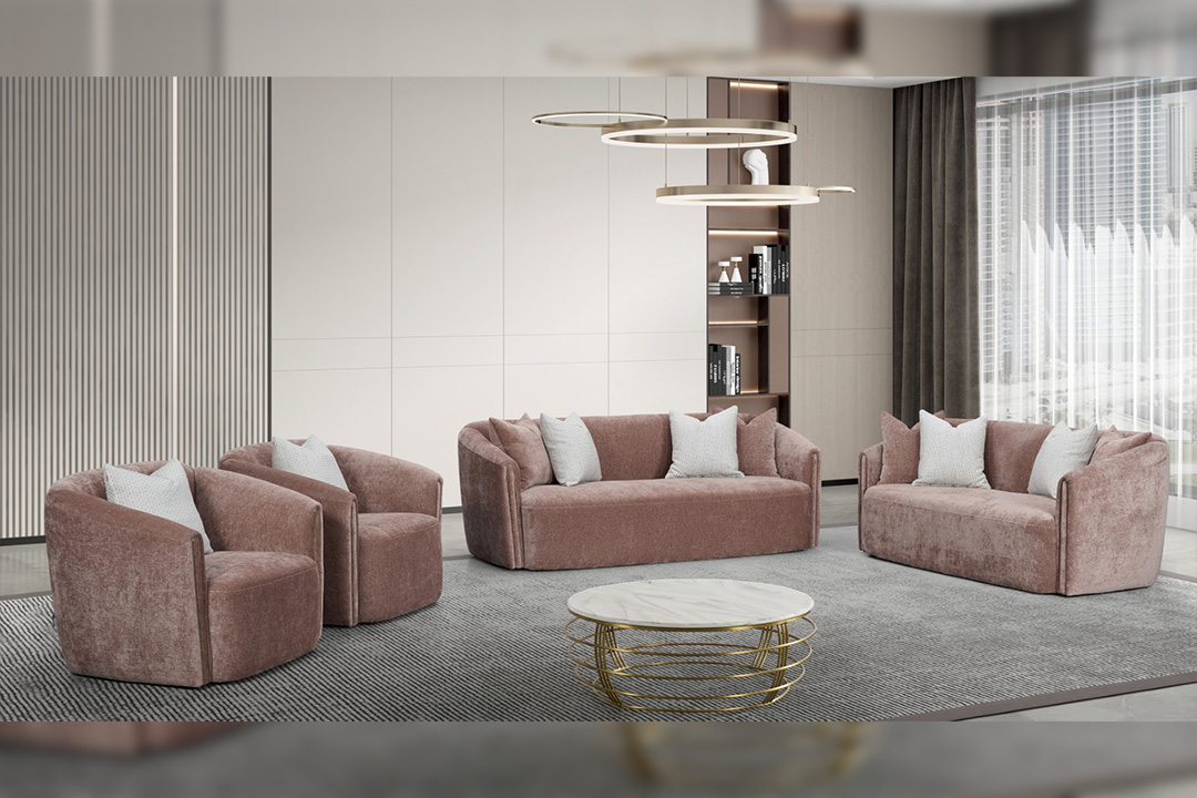 Modern sofa set 4 pieces YP-8067