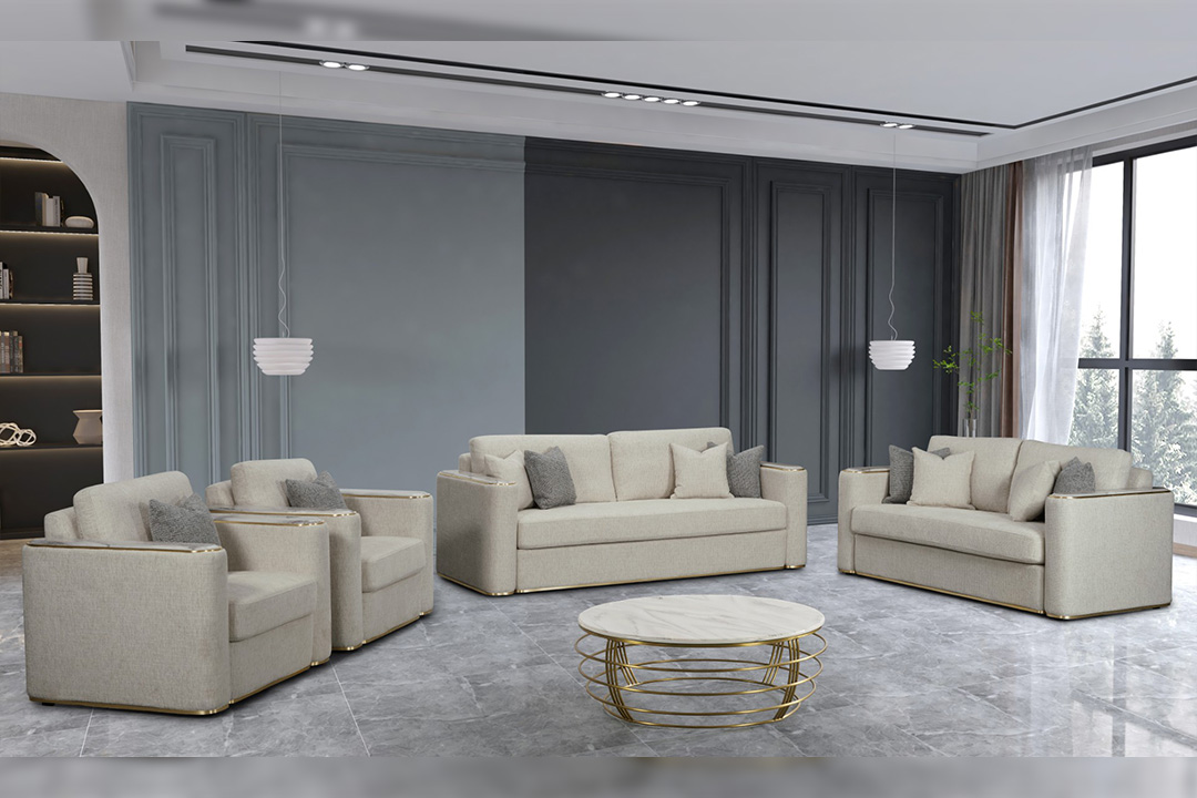 Modern sofa set 5 pieces YP-8063