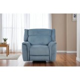 Blue recliner chair LE-2092