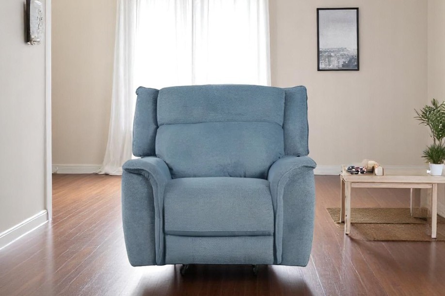 Blue recliner chair LE-2092