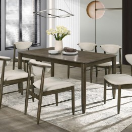Dining table with 8 chairs modern LMW-1810