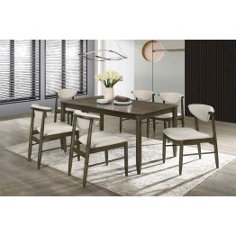 Dining table with 6 chairs modern LMW-1590