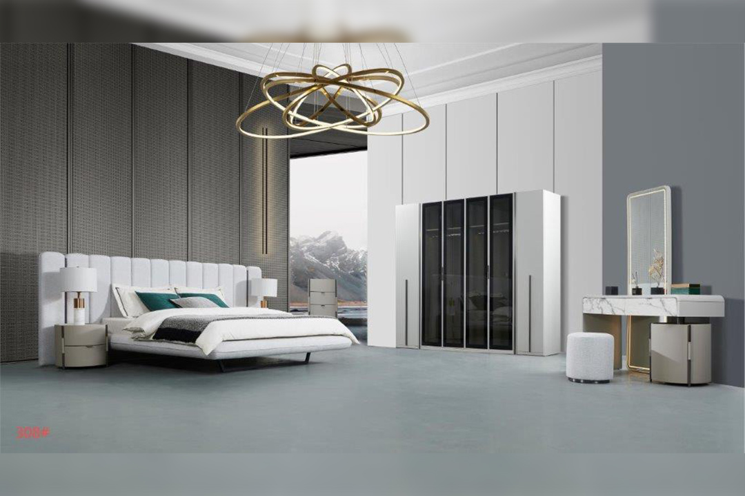 Modern bedroom 6 doors 308