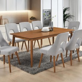 Modern 8 Chair Dining Table AC-4430T-001