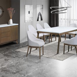 Dining table with 8 chairs modern Ella
