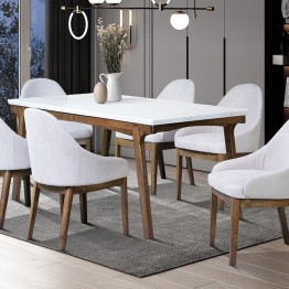 Dining table with 6 chairs modern Ella