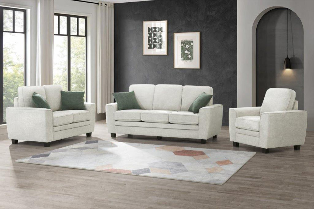 American model sofa set 3 pieces, Clive