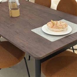 Dining table with 8 chairs modern DT-BF4 (LAR14-Orange)