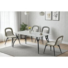 Dining table with 8 chairs modern DT-BF12