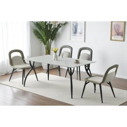 Dining table with 6 chairs modern DT-BF12