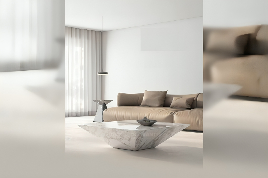 طاولة  مفرد (مستطيل) مودرن ابيض PA-2
