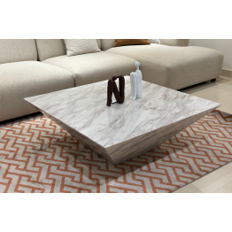 طاولة  مفرد (مربع) مودرن ابيض PA-1