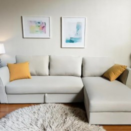 Modern Beige Sofa Bed C-002