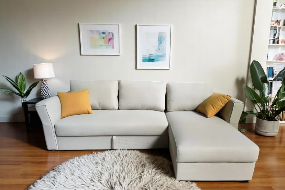 Modern Beige Sofa Bed C-002