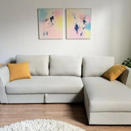 Modern Beige Sofa Bed C-002