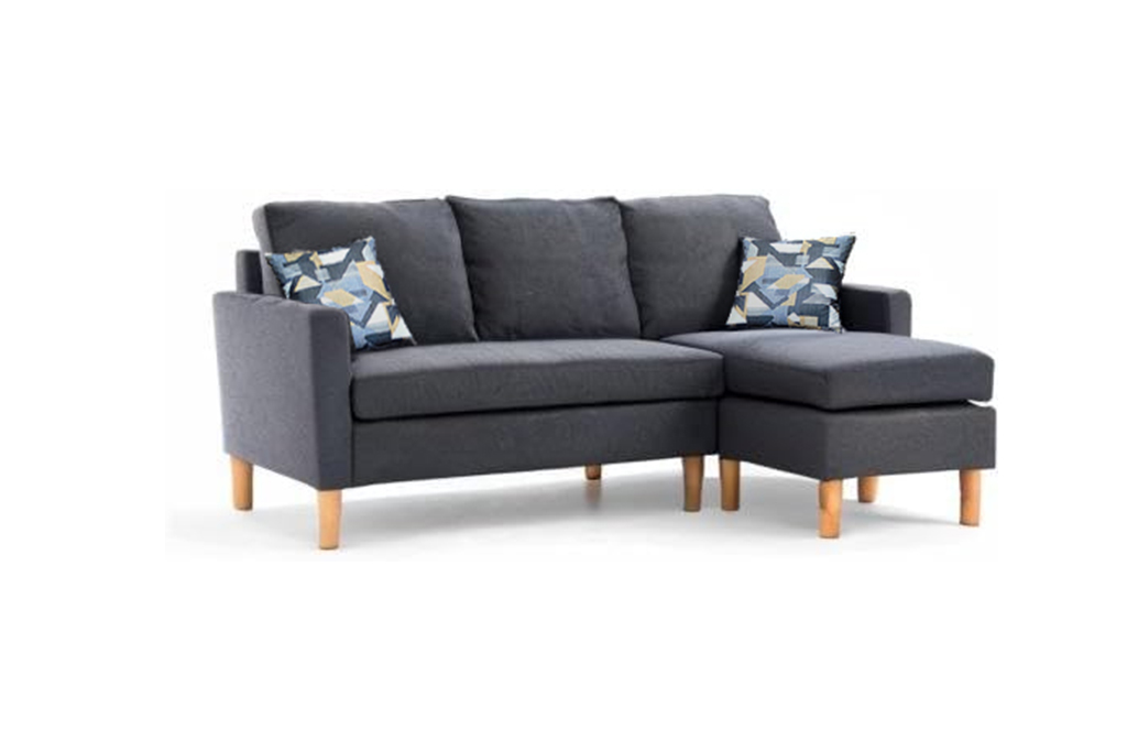 Modern Grey Corner Sofa Set C-001