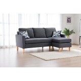 Modern Grey Corner Sofa Set C-001