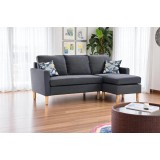 Modern Grey Corner Sofa Set C-001