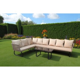 Corner Outdoor Seating Set with Table Set A-001