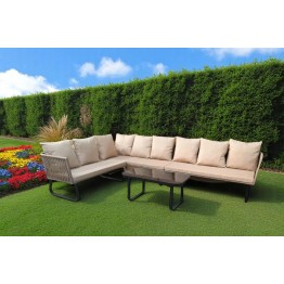 Corner Outdoor Seating Set with Table Set A-001