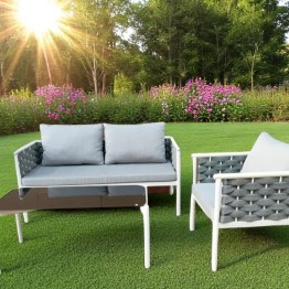 outdoor seating 3 piece  set with a single table 137