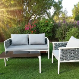 outdoor seating 3 piece  set with a single table 137