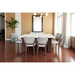 Dining table with 6 chairs modern T-66/S16