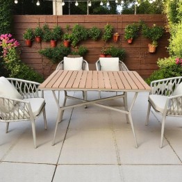 Dining table with 6 chairs modern 930/6