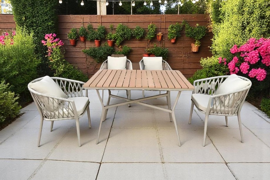 Dining table with 6 chairs modern 930/6