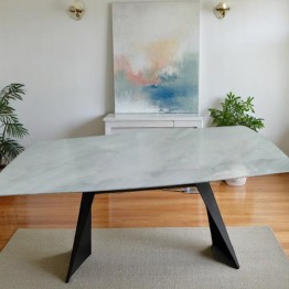 Dining table (75*100*200) modern B-9076