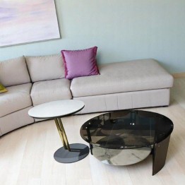 Modern 2 piece single table D-9310