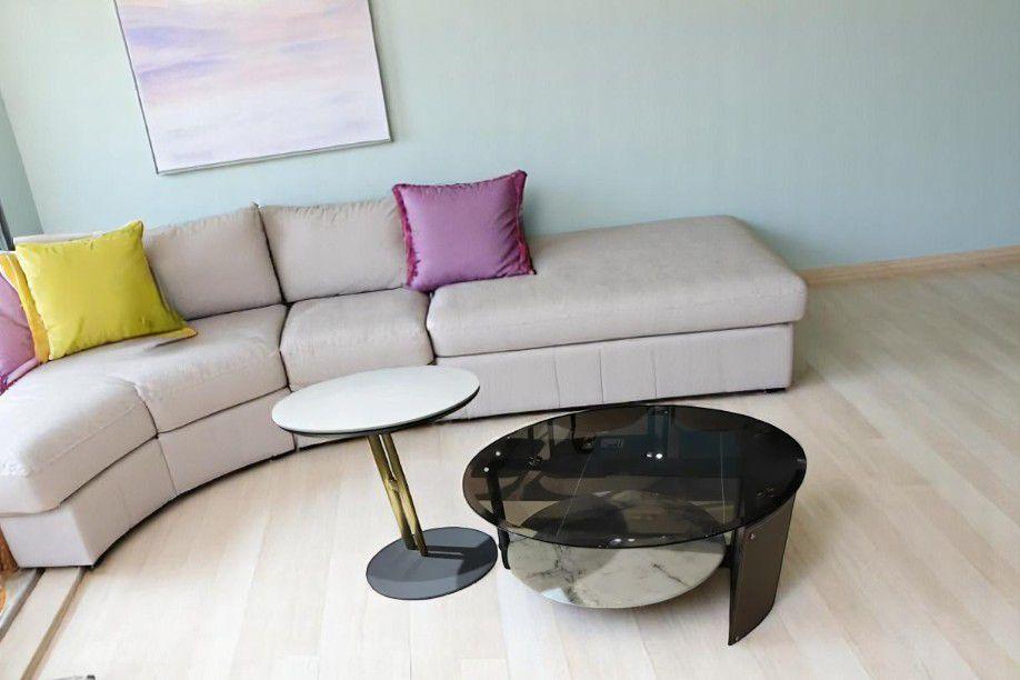 Modern 2 piece single table D-9310